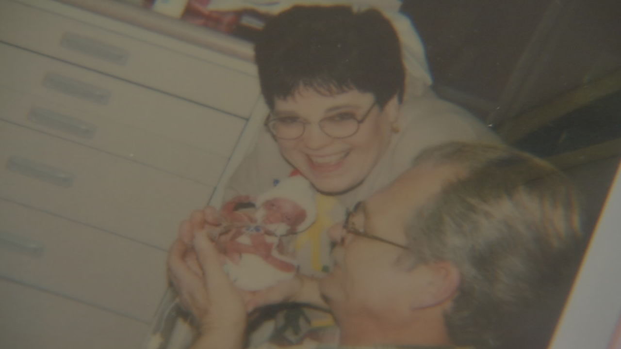 Dwight and Lisa Coleman, pictured with their daughter Breanna Coleman, a preemie baby